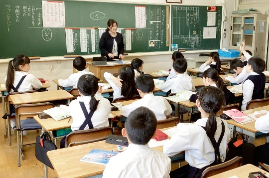 国語の授業風景